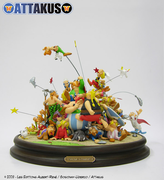 Panoramix Figurine Attakus Numéroté Collection Asterix Petitbonum 