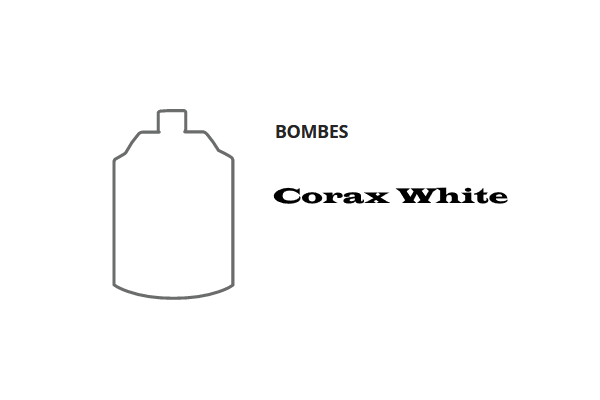 BOMBE DE PEINTURE CORAX WHITE