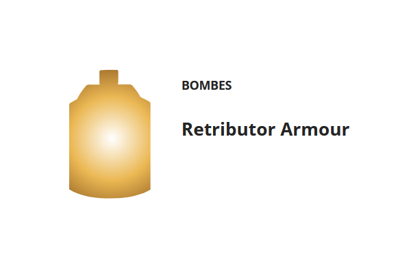 BOMBE DE PEINTURE RETRIBUTOR ARMOUR
