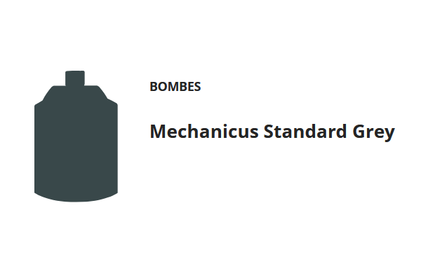 BOMBE DE PEINTURE MECHANICUS STANDARD GREY