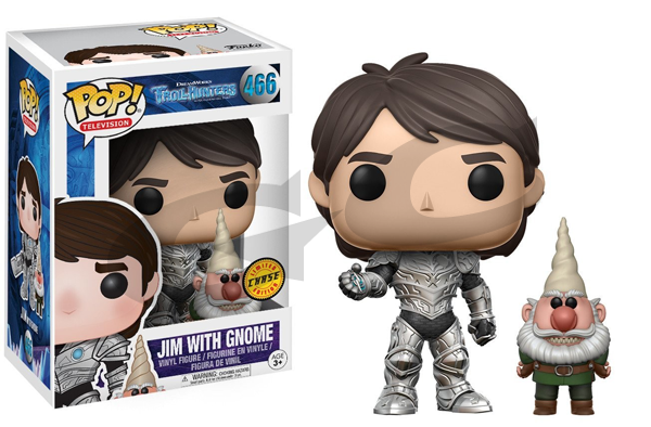 TROLLHUNTERS POP 466 FIGURINE JIM WITH GNOME (WITH AMULET)