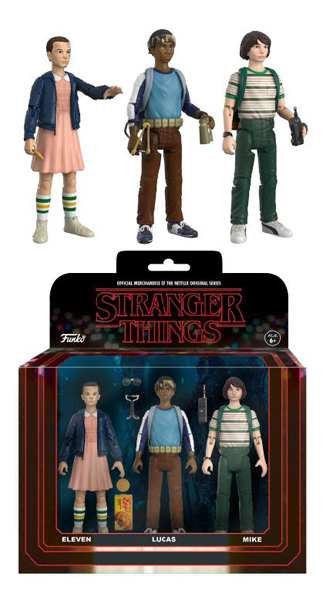 STRANGER THINGS 3-PACK FIGURINES ELEVEN, LUCAS & MIKE