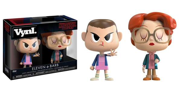 STRANGER THINGS VYNL FIGURINES ELEVEN + BARB