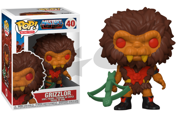 MASTERS OF THE UNIVERSE POP 40 FIGURINE GRIZZLOR