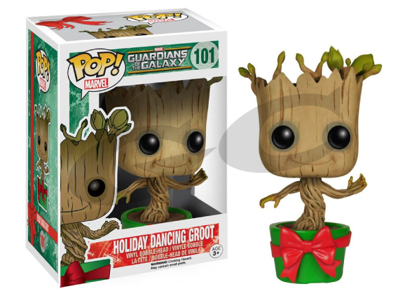 GUARDIANS OF THE GALAXY POP 101 FIGURINE HOLIDAY DANCING GROOT