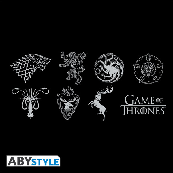 GAME OF THRONES T-SHIRT HOMME SIGLES