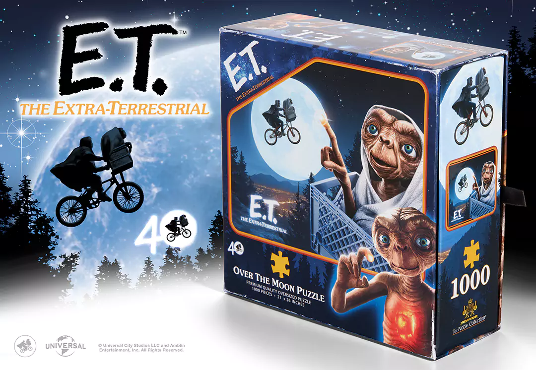 E.T. THE EXTRA-TERRESTRIAL PUZZLE E.T. PAR-DEL&Agrave; LA LUNE
