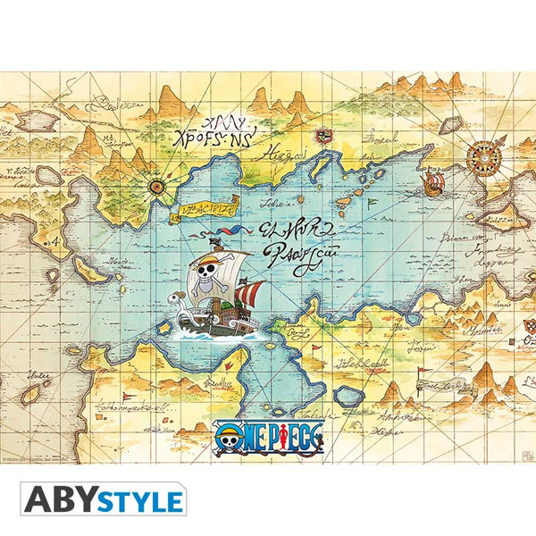 ONE PIECE - ONE PIECE POSTER ONE PIECE CARTE 52 X 38 CM - ABYSTYLE