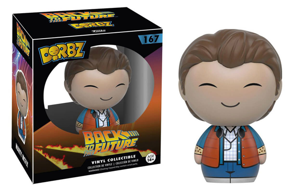 BACK TO THE FUTURE DORBZ (167) FIGURINE MARTY MCFLY 8 CM
