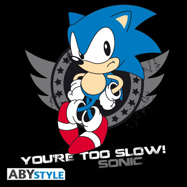 SONIC T-SHIRT HOMME TOO SLOW