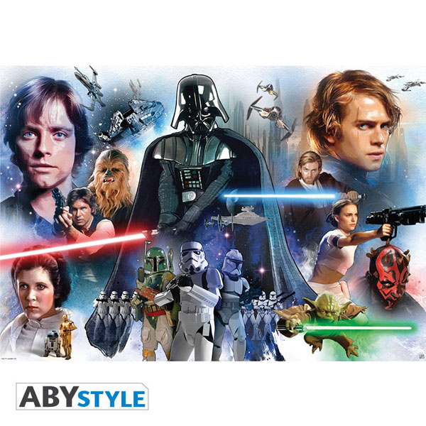 STAR WARS POSTER GROUPE 98 X 68 CM