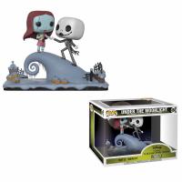 THE NIGHTMARE BEFORE CHRISTMAS MOVIE MOMENT POP! (458) FIGURINE JACK AND SALLY ON THE HILL 22 CM