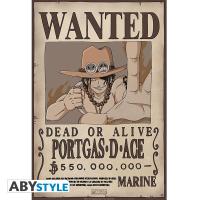 ONE PIECE POSTER ONE PIECE WANTED ACE 52 X 38 CM