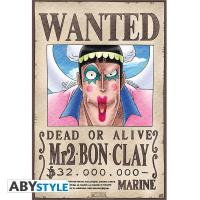 ONE PIECE POSTER ONE PIECE WANTED MR2 BON CLAY 52 X 38 CM