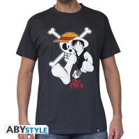 ONE PIECE T-SHIRT ONE PIECE LUFFY AND EMBLEM