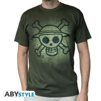 ONE PIECE T-SHIRT ONE PIECE SKULL WITH MAP USED