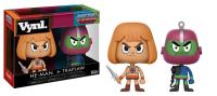 MASTERS OF THE UNIVERSE COFFRET VYNL FIGURINE HE-MAN AND TRAP JAW 10 CM