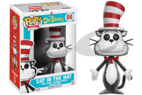 DR. SEUSS POP 04 FIGURINE CAT IN THE HAT (FLOCKED)