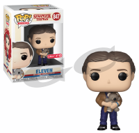 STRANGER THINGS POP 847 FIGURINE ELEVEN (WITH TEDDY BEAR)