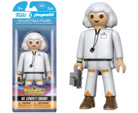 BACK TO THE FUTURE PLAYMOBIL FIGURINE DR EMMETT BROWN 15 CM