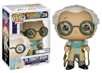 BACK TO THE FUTURE POP! (236) FIGURINE DR EMMETT BROWN EXCLU LOOT CRATE 10 CM