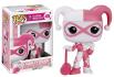 BATMAN POP VINYL FIGURINE 45 HARLEY QUINN (WITH MALLET) PINK AND WHITE EXCLU HOT TOPIC 10 CM