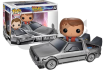 BACK TO THE FUTURE POP RIDES 02 FIGURINE MARTY MCFLY WITH TIME MACHINE