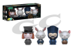 ALICE THROUGH THE LOOKING GLASS DORBZ 4-PACK FIGURINES MAD HATTER, MCTWISP, TIME & MALLYMKUN