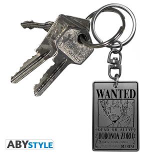 Porte clé One piece - Wanted Zoro - Or - Figurina